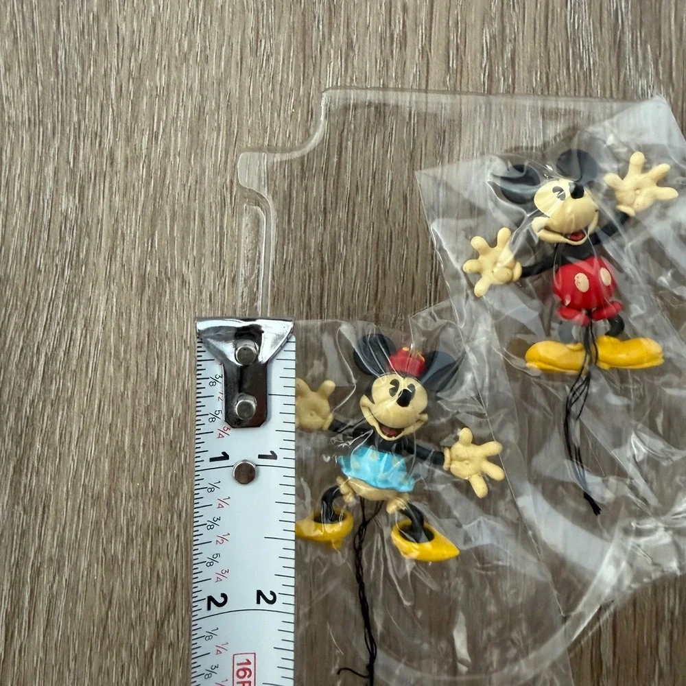 Hallmark Keepsake Disney Jumping for Joy Mickey Minnie Miniature Ornaments 2pc
